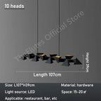 Geometric Polygon LED Pendant Lamp for Modern Minimalist Personality