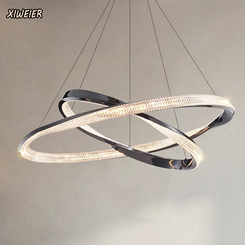 Modern Designer Circular Pendant Lamp for Living, Dining, and Bedroom