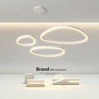 Nordic Living Room Irregular LED Pendant Lights, Minimalism Design
