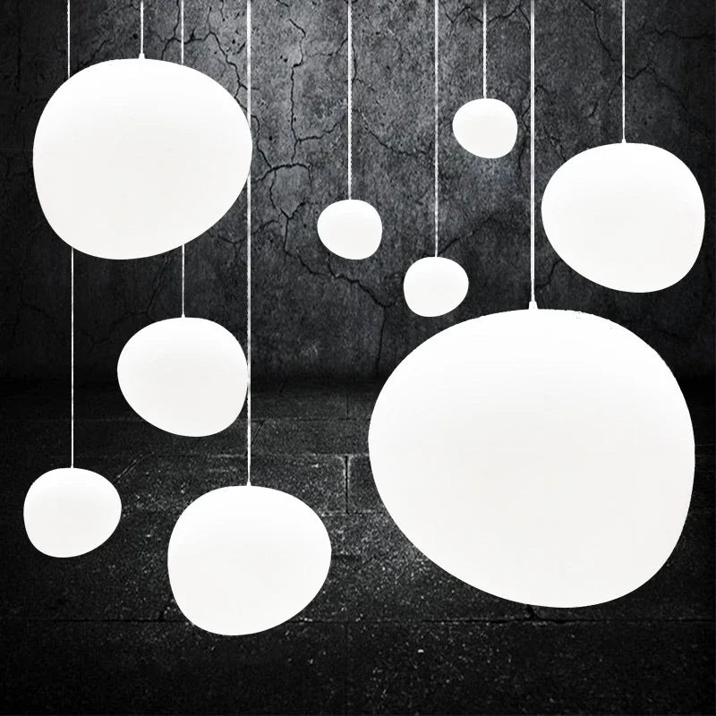 Gregg Glass Pendant Light: Stylish LED Hanging Lamp for Dining Kitchen LOFT.