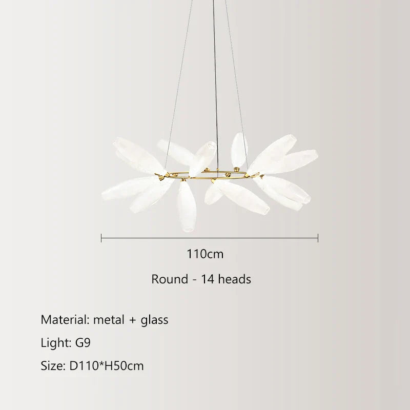 Elegant Glass LED Pendant Light for Living, Dining, Bedroom, Bar - Nordic Minimalist Design