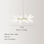 Elegant Glass LED Pendant Light for Living, Dining, Bedroom, Bar - Nordic Minimalist Design