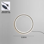 Round LED Wall Lamps for Bedroom & Living Room Decor