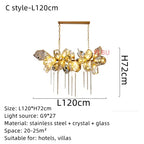 Stainless Steel Crystal Pendant Light Living Room Bedroom Stairs