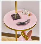 Resin Floor Lamp with Round Table for Children's Room and Study