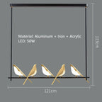 Luxury Bird Floor Lamp: Postmodern LED Golden Garden Study Living Room Lighting