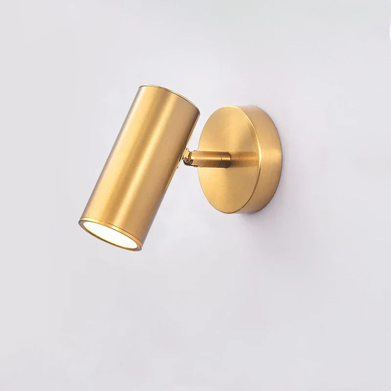 Swing Arm Wall Sconce with LED Reading Light for Bedroom and Living Room