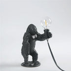 Nordic King Kong Resin Floor Lamp: Modern, Customizable LED Animal Light