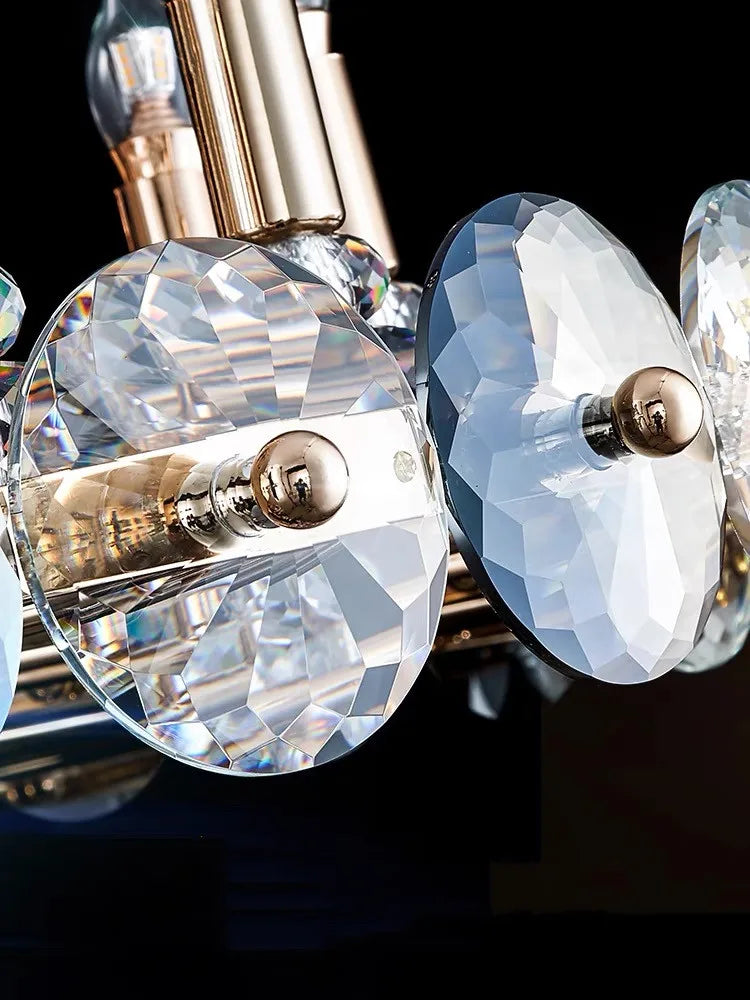 Crystal Living Room Chandelier: Luxury European Designer Lighting Fixtures