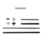 Ceiling Track Rail Connector Set: Black/White, Straight/Cross, 0.5m/1m, 2-Wire