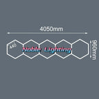 Hexagon LED Garage Ceiling Light for Auto Body Repair Workshop