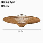 Handmade Rattan Pendant Light for Dining Room, Living Room, Bedroom, Hotel