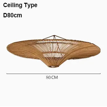 Handmade Rattan Pendant Light for Dining Room, Living Room, Bedroom, Hotel