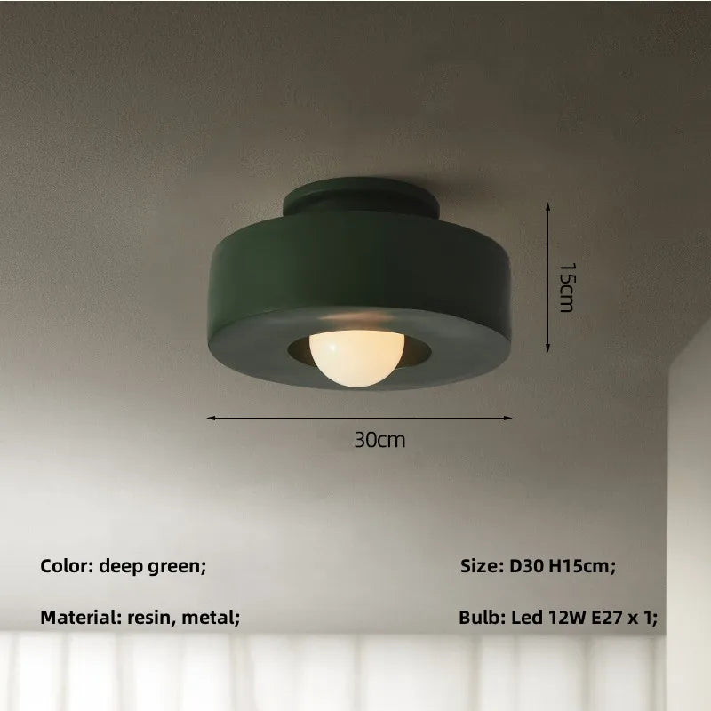 Modern Nordic Wabi Sabi Corridor Ceiling Light Fixture