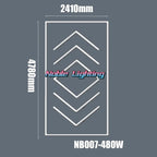 Honeycomb LED Ceiling Light for Car Showroom and Workshop