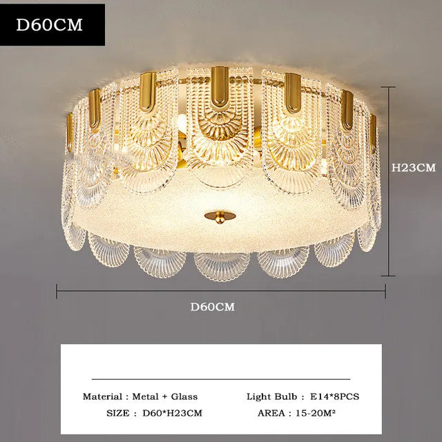 Crystal Chandelier: Modern Luxury Ceiling Lamp for Living Room, Bedroom, or Restaurant