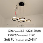 Special-shaped LED Pendant Chandelier for Nordic Dining Living Bedroom Kitchen