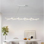 Modern Dimmable LED Chandelier for Long Dining Table, Kitchen, Bar - Pendant Lights