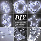 Solar LED Fairy Light String for Outdoor Christmas Garland Decoration