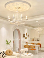 Crystal Chandelier: Retro Industrial Lighting for Living Room, Dinning Room Decor