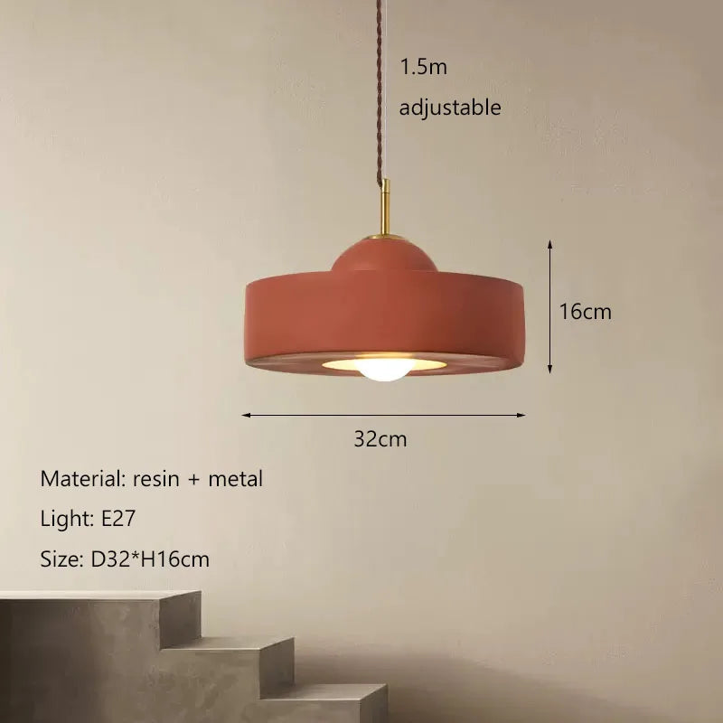 Modern Cream Pendant Light for Dining, Bedroom, Living Room