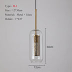 Mesh Pendant Light: Nordic Design Sliver Bronze Transparent Lampshade for Kitchen and Dining