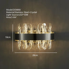 Crystal LED Chandelier: Luxury Living Room Pendant Light with Modern Design