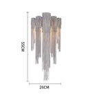 Tassel Chain Wall Light: High-End LED Decor for Bedroom, Living Room & TV