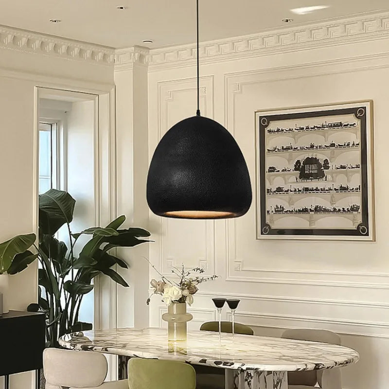 Nordic Dining Room Pendant Lights Wabi Sabi LED Hanging Lamps Fixtures