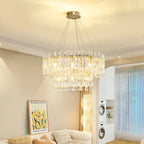 Crystal Ceiling Chandelier: Postmodern Luxury Indoor Lighting for Living Room, Dining Room & Bedroom