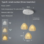 Modern 3D Printed Ceiling Chandelier for Living Room, Bedroom, and Dining Table