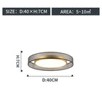 Circular LED Ceiling Light for Bedroom, Bathroom & Corridor - Modern Indoor Lighting Solution