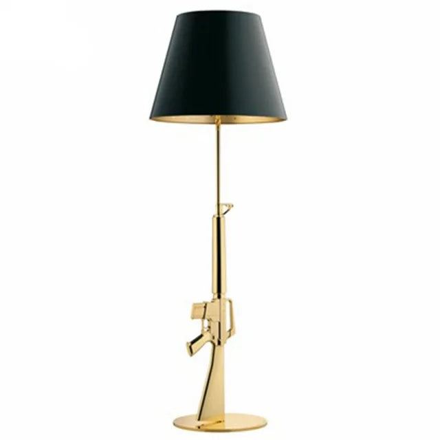 AK47 Gold LED Floor Lamp - Modern Designer Corner Light for Living Room