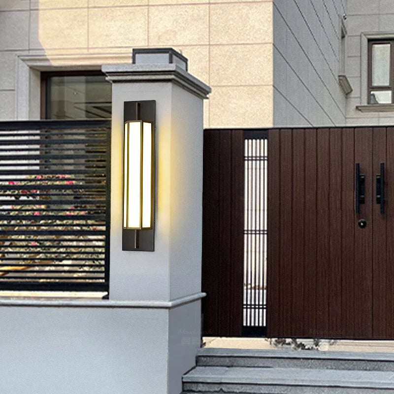 Outdoor Stainless Steel LED Wall Lamp IP65 Garden Sconce Light