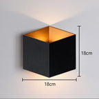 Modern Nordic Aluminum LED Wall Lamp for Living Room Bedroom Bedside Sconce