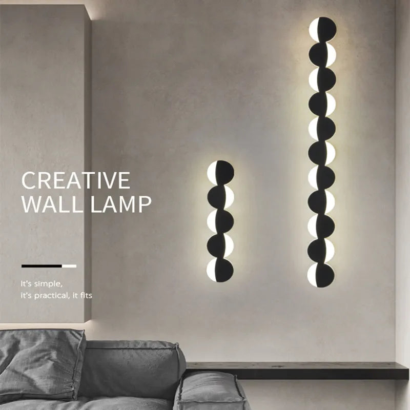 Spherical LED Wall Lamp for Bedroom and Living Room