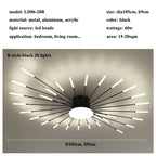 Modern LED Ceiling Chandelier for Home Lighting and Bedroom Luster