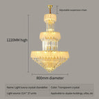 Modern Luxury Chandelier for Living Room in Duplex Building & Hotels
