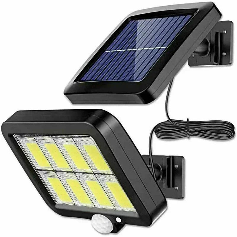 Solar Split Wall Lamp 3 Mode Motion Sensor Waterproof Garden Street Light