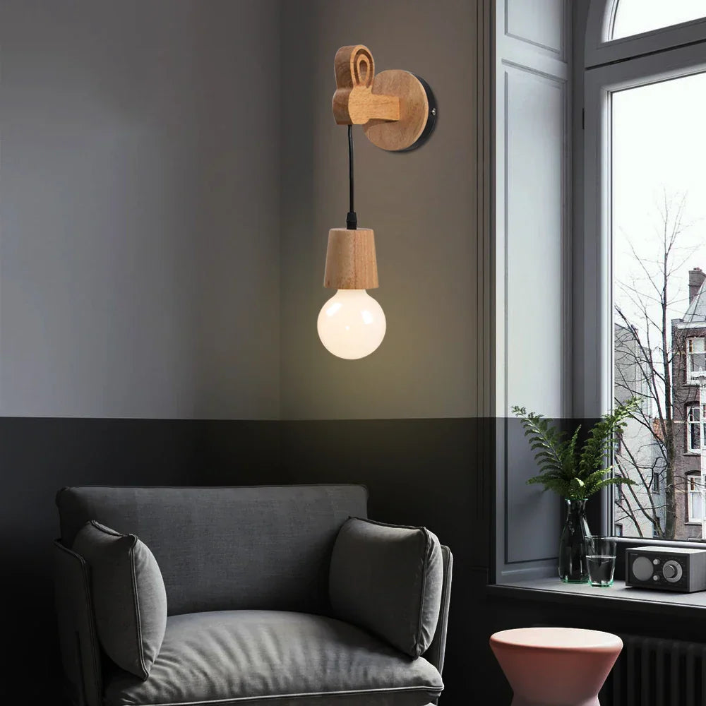 Modern Vintage LED Wall Lamp Bedside Light Fixture Sconce Indoor Lighting Fixture E27