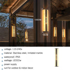 Marble Outdoor Wall Lights: Waterproof IP65 Sconces for Balcony, Courtyard, Street Lighting