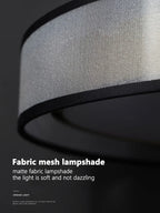 Sun Round Table Lamp: Modern Nordic Bedroom LED Ceiling Lighting