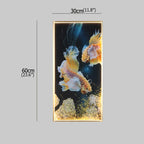 Gold Fish LED Picture Wall Light for Home Decor & Bedroom Aisle