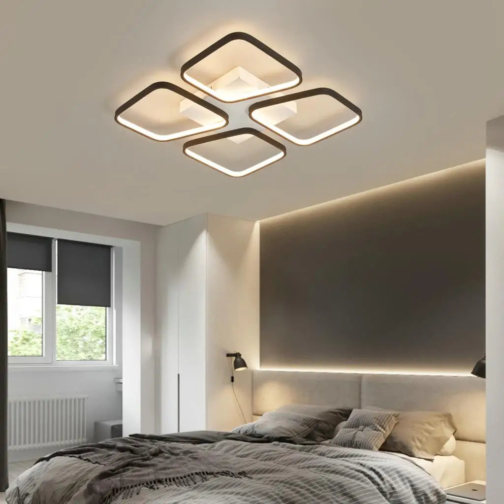 Modern LED Ceiling Light Fixture for Living Room & Bedroom Décor