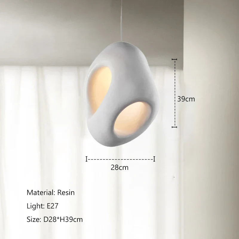 Scandi Pendant Lamp Postmodern Minimalist Hanging Light for Restaurant Bedroom Kitchen Island