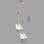Luxury LED Butterfly Pendant Chandelier: Modern Nordic Hanging Lamp