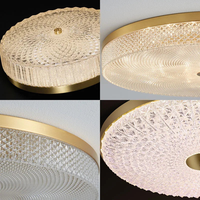 Round Acrylic Ceiling Lamp: Modern Light Luxury for Bedroom & Living Room