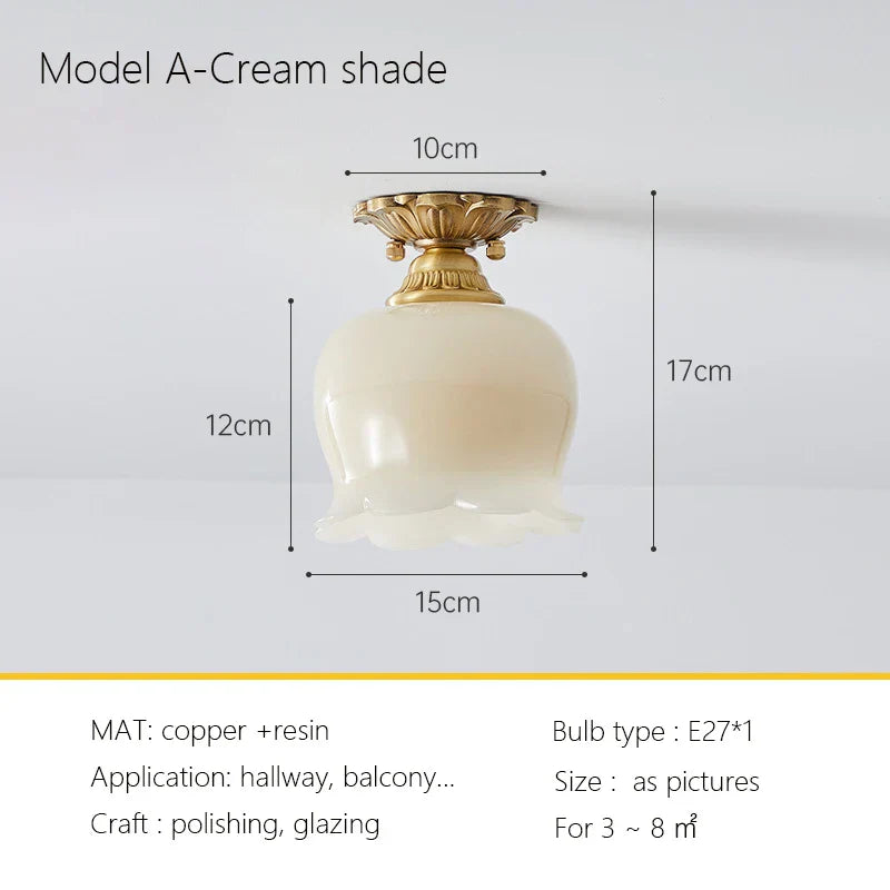 Vintage Nordic Ceiling Lamp: Creative LED Home Decor Lighting Fixtures