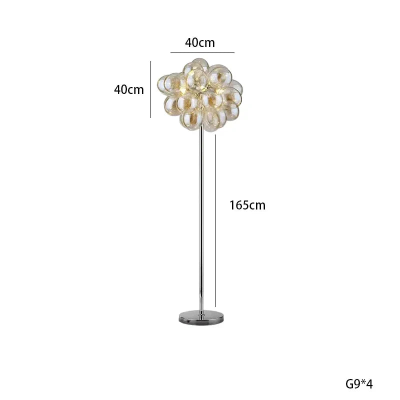 Modern Colour Bubble Chandelier for Living Room Bedroom Decor, Industrial Pendant Lighting