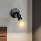 Vintage Iron Cage Wall Light Sconce E27 Loft Industrial Bedside Lampshade